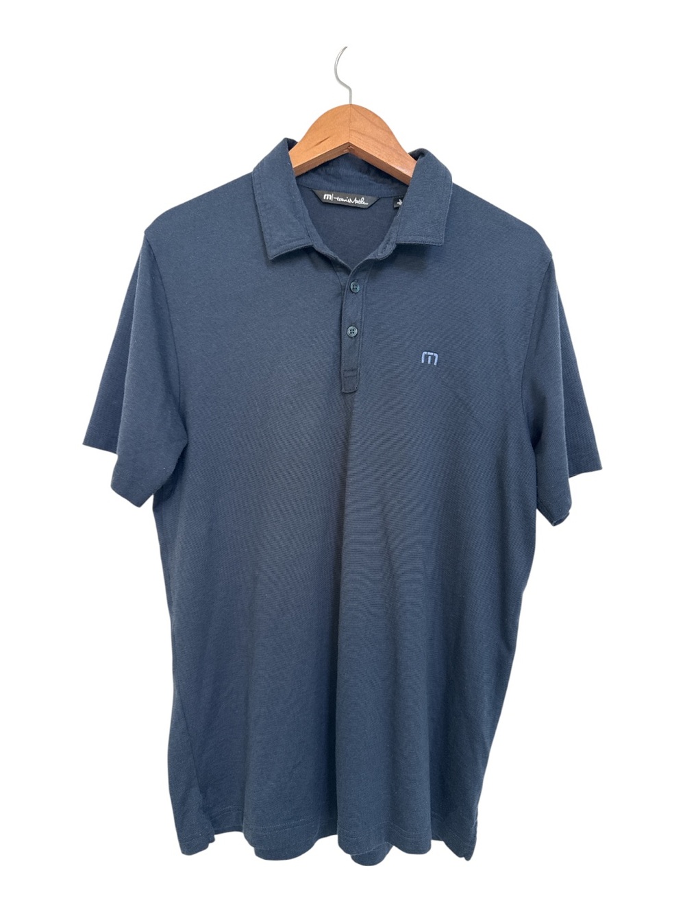 Travis Mathew Navy Blue Golf Polo